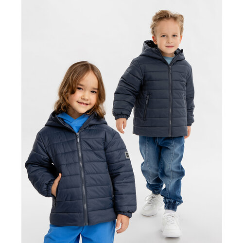 фото Куртка button blue, размер 122, синий