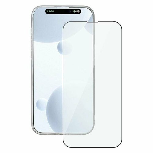 Защитное стекло Deppa 2.5D Full Glue iPhone 15 Pro черная рамка 2 шт. защитное стекло deppa 2 5d full glue iphone 15 черная рамка 2 шт