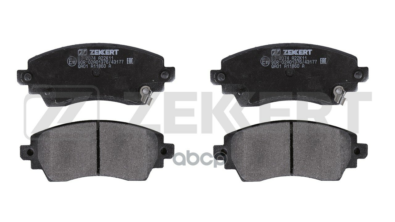 Колодки Тормозные Передние Toyota Corolla (E110) 97- Zekkert арт. bs-2074