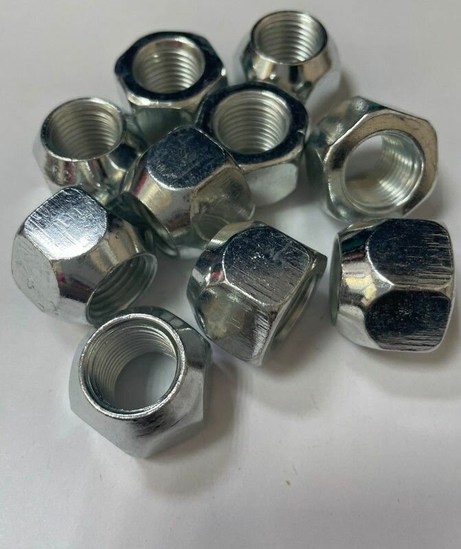фото Гайка М14х1,5 крепления колеса Волга, УАЗ ( 10 шт)