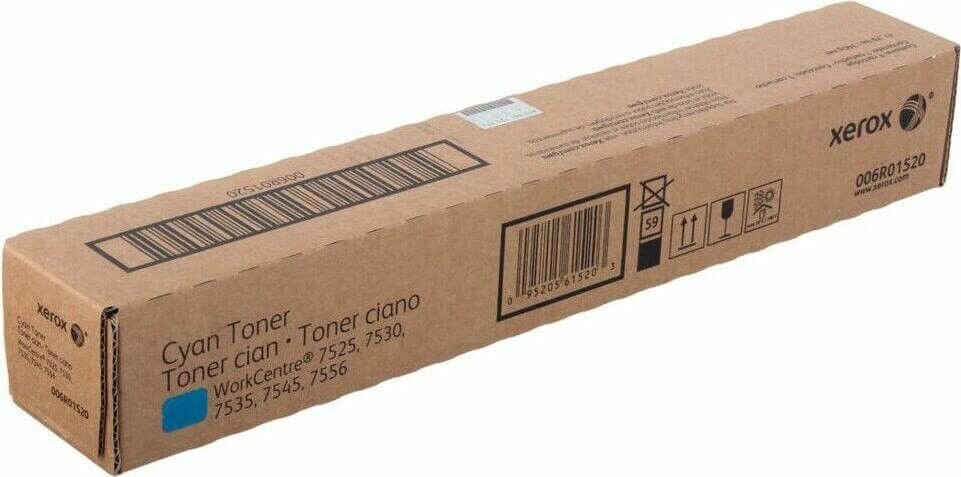 Картридж Xerox 006R01520 для Xerox WorkCentre 7525/ 7530/ 7535/ 7545/ 7556/ 7800/ 7830/ 7835/ 7845/ 7855, cyan, (15000 стр)