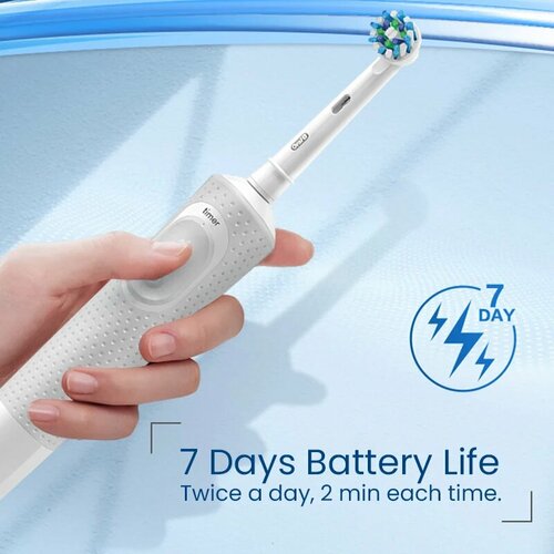 Электрическая зубная щетка Oral-B Vitality D100, белый, CN