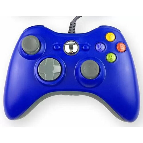 Джойстик для XBOX 360 и Windows ПК проводной синий 82000₽