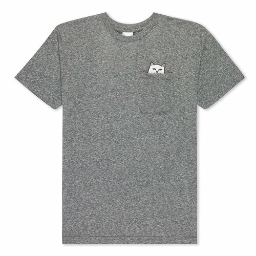 мужская футболка ripndip shadow friend серый размер m Футболка RIPNDIP, размер L, серый