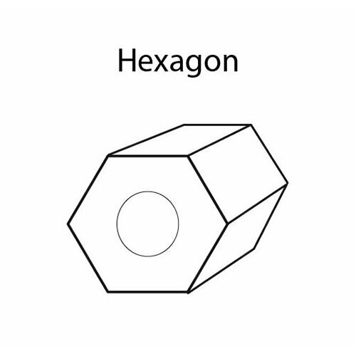 Бисер Япония 'TOHO' 11/0 HEXAGON №3 2.2 мм 5 г цвет №0906 розово-малиновый/перл