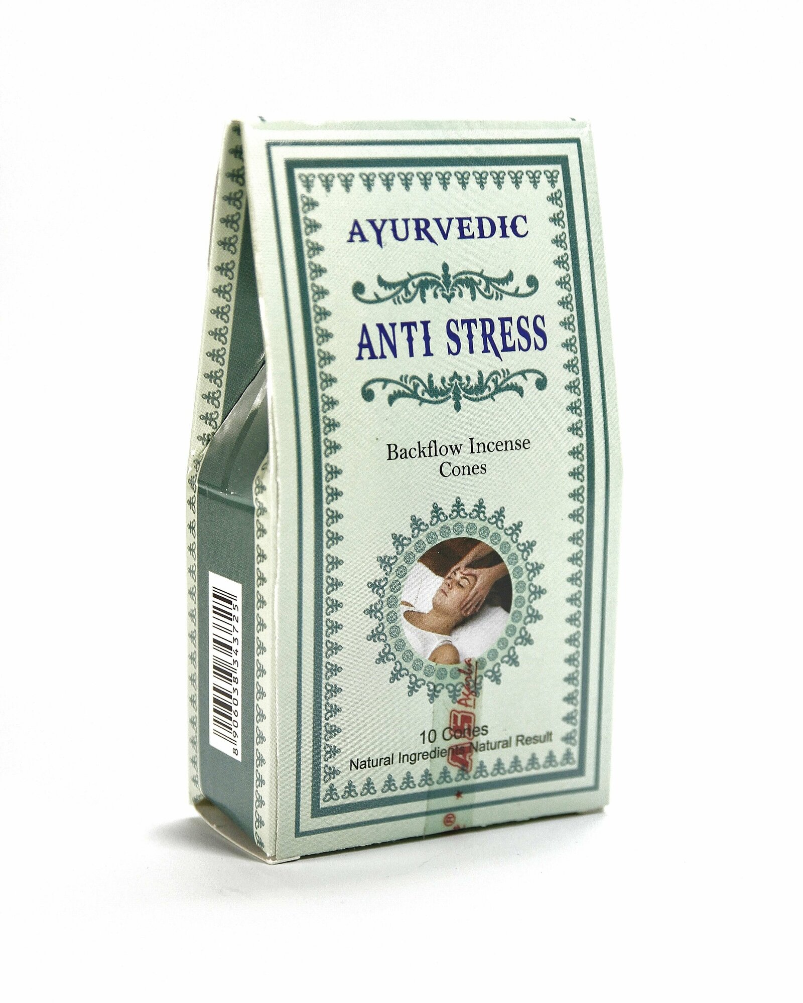 Ayurvedic Ayurvedic Антистресс - 10 шт ароматические благовония пуля стелющийся дым Antistress - Аюрведик