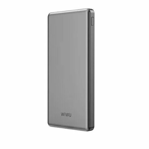 Внешний аккумулятор Wiwu Power Bank Wi-P013 Ultra Slim 10000mAh Grey 6976195097009 3673₽