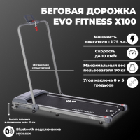 Беговая дорожка EVO FITNESS X100