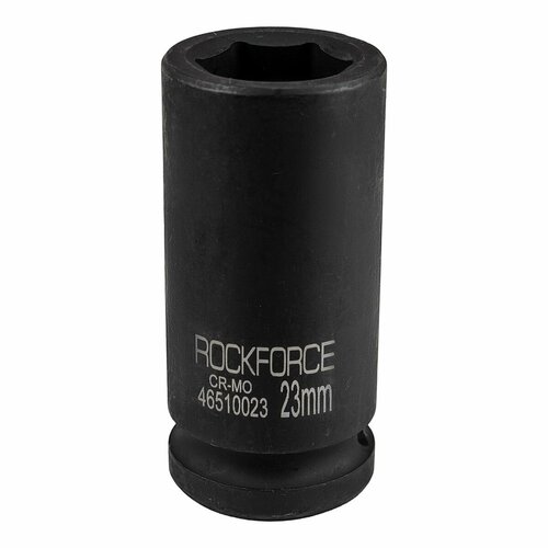 Головка ударная глубокая 3/4', 23мм (6гр.) RockForce RF-46510023 головка ударная глубокая 1 100мм 6гр rockforce rf 48580100