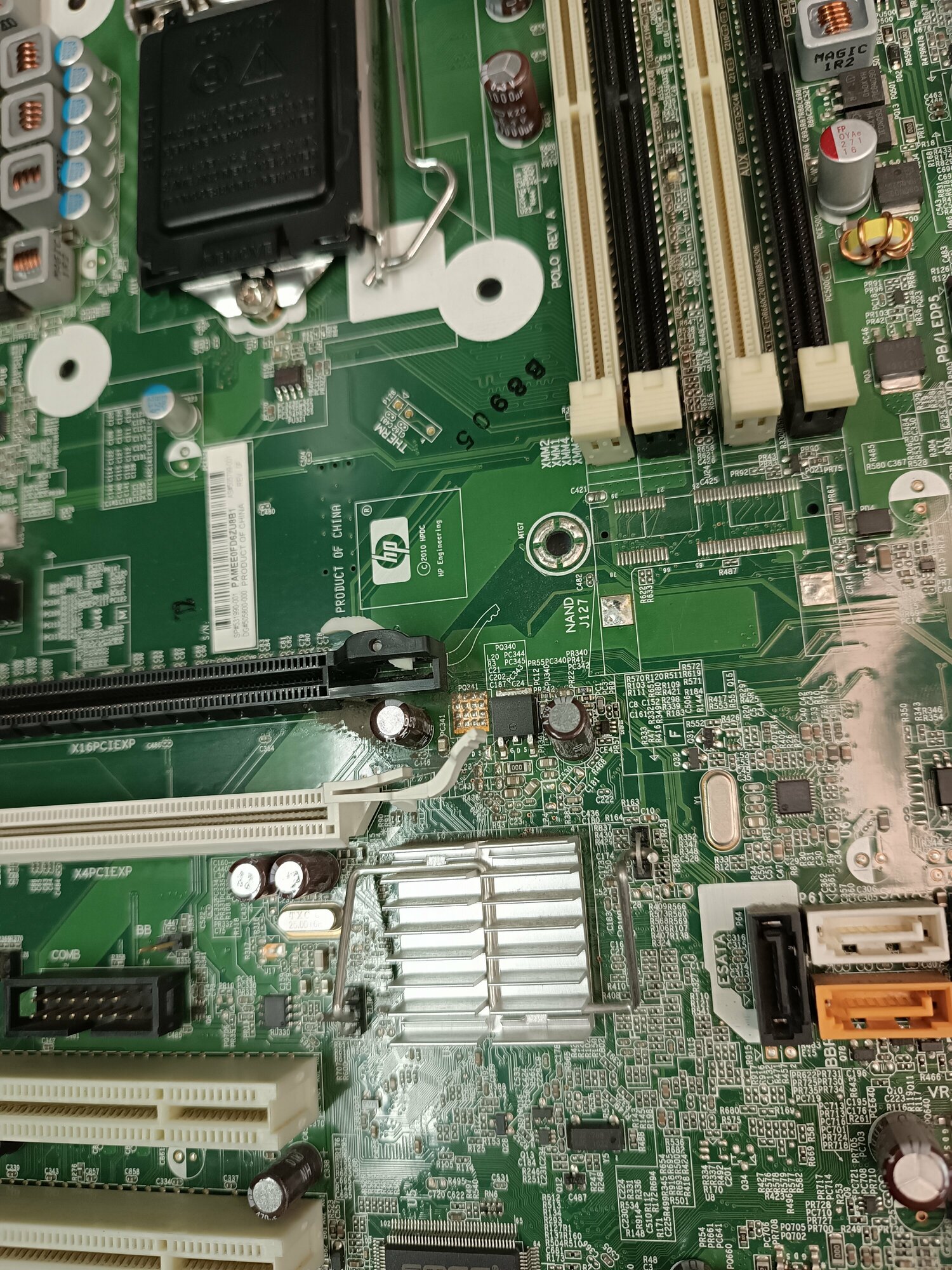Материнская плата HP POLO 505799-001 ELITE 8100 LGA 1156 ATX