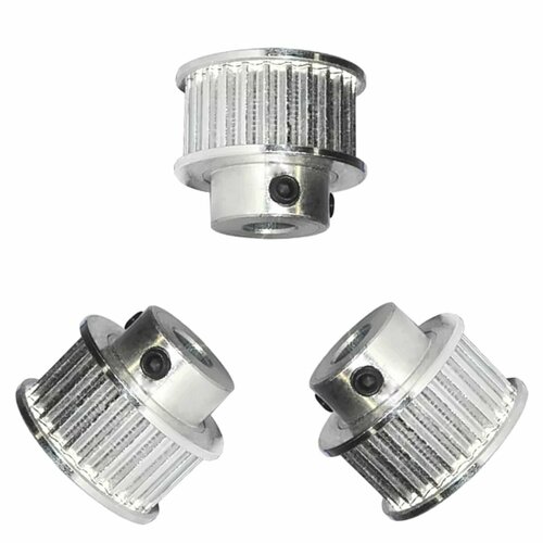 Зубчатый шкив Link CNC HTD 3M-10 тип BF 30 зубьев D 635 мм для 3D принтера и ЧПУ х 3 шт 1470₽