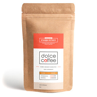 Кофе в зернах Dolce Coffee Уганда Бугису