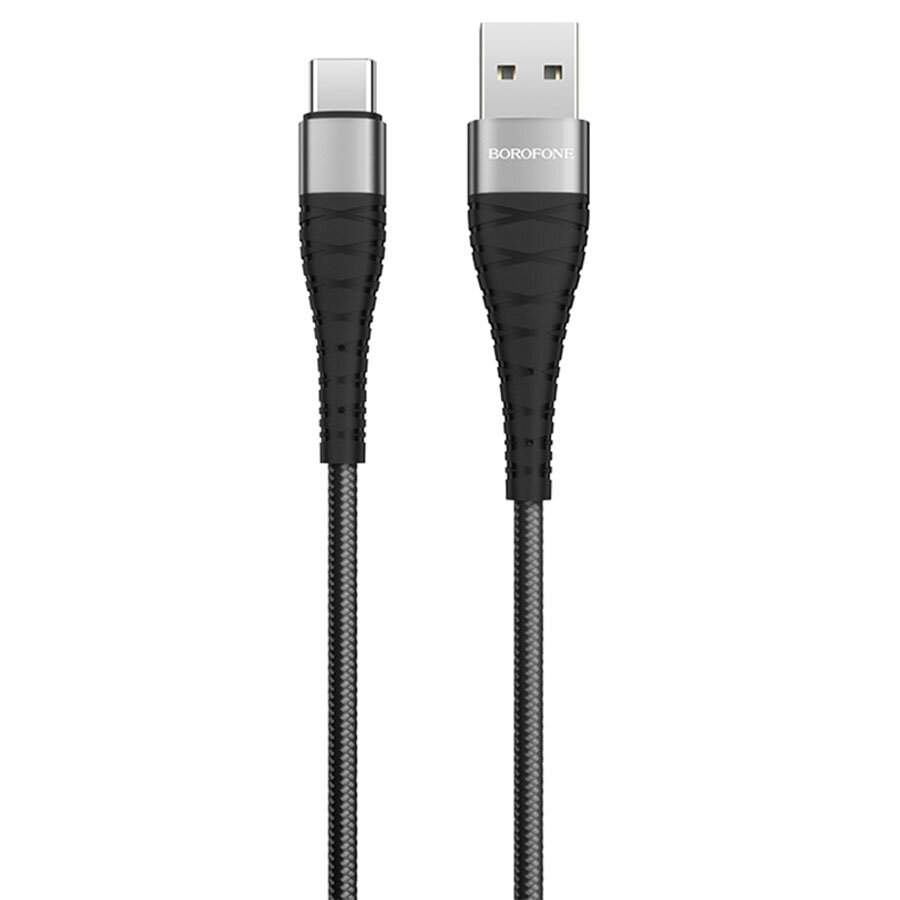 Кабель USB BOROFONE BX32 Munificent USB - Type-C, 3A, 1 м, черный