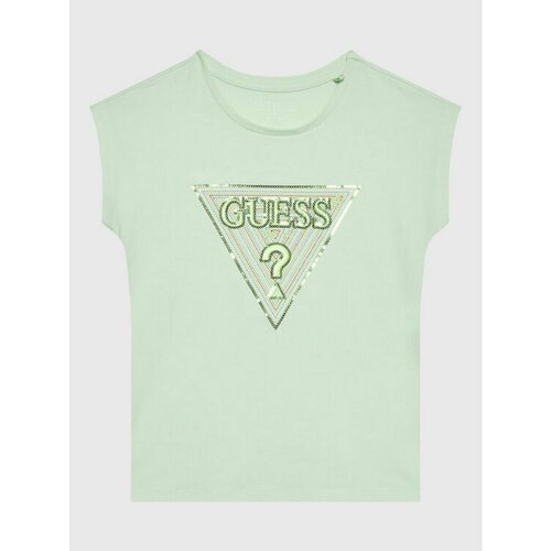 Футболка GUESS, размер 10Y [METY], зеленый