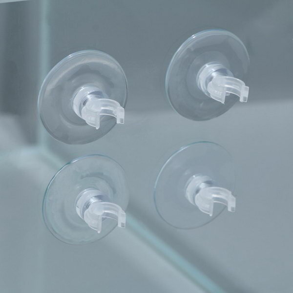 фото Набор присосок с держателем, силиконовые, Ф12 мм, 4 шт