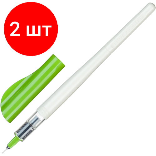 Комплект 2 штук, Ручка перьевая для каллиграфии PILOT Parallel Pen, 3.8 мм FP3-38-SS