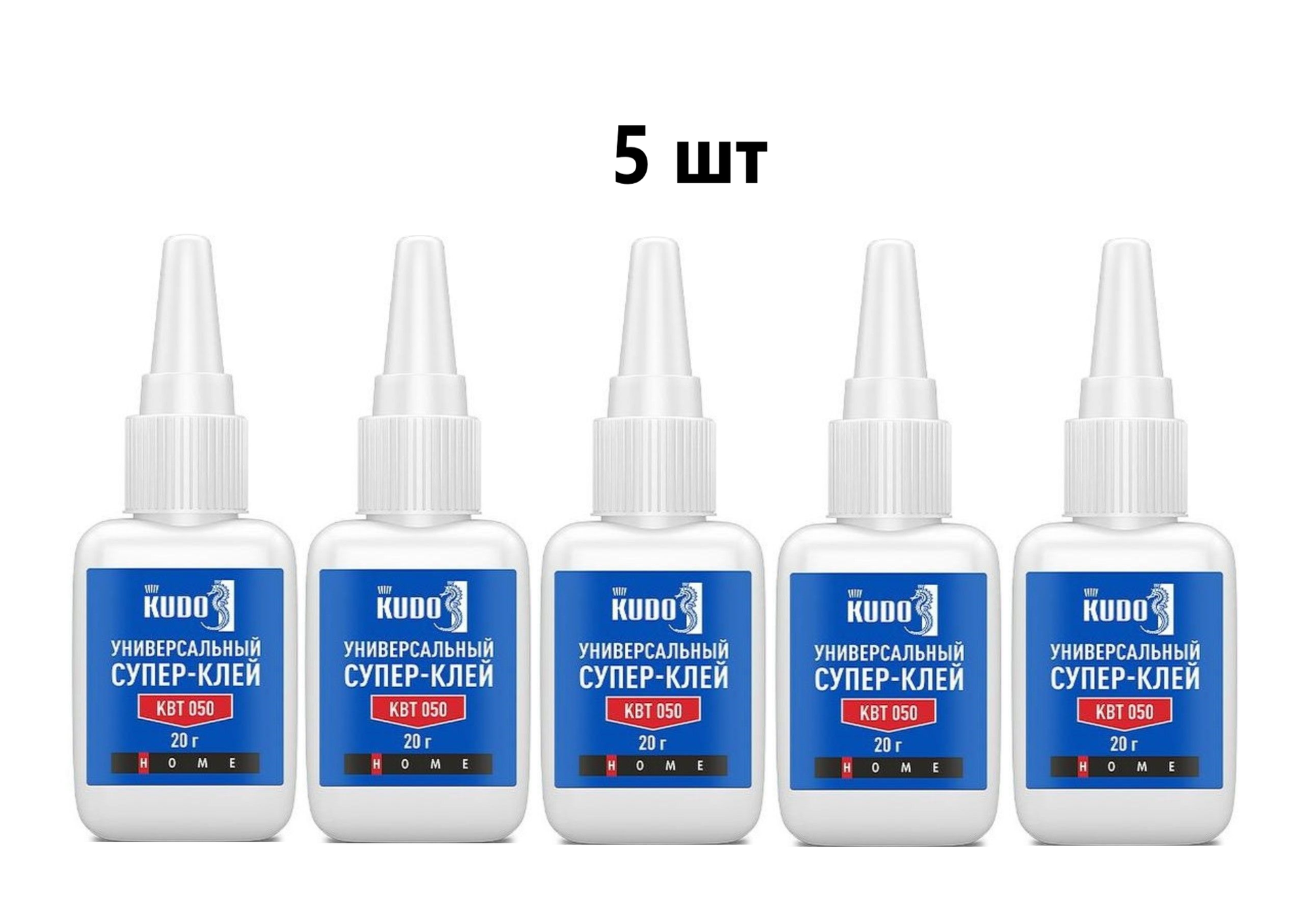 фото Клей цианоакрилатный KUDO "Универсальный Супер-Клей" - 5 шт.