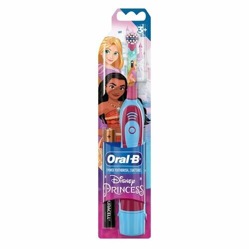 Электрическая зубная щетка Oral-B Disney Princesses насадки для щётки 1шт цвет красный и синий carsprincess 240700₽