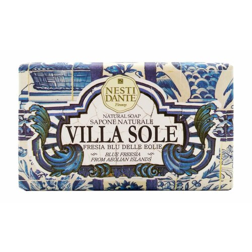 Мыло с ароматом фрезии / Nesti Dante Villa Sole Blue Freesia From Aeolian Islands Bar Soap