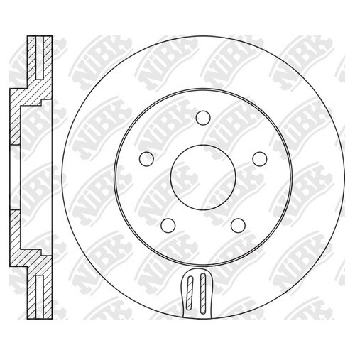 NIBK RN1303 Диск тормозной