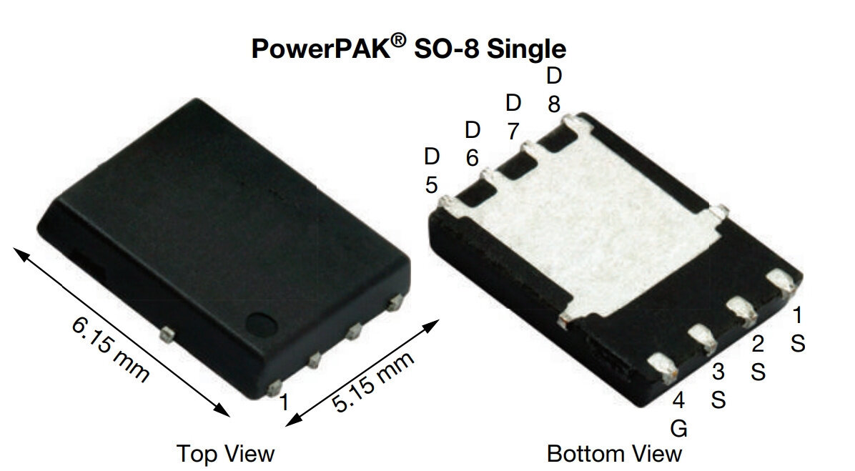 Микросхема SiRA18DP-T1-GE3 N-Channel MOSFET 30V 33A SO-8