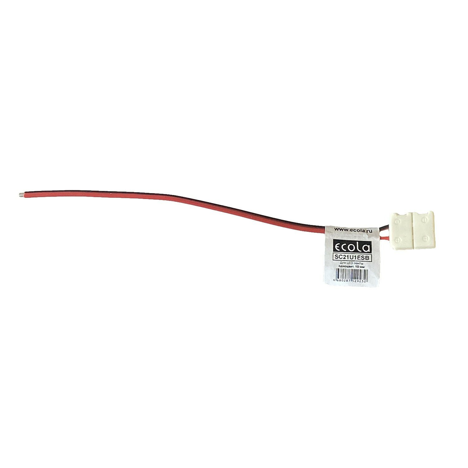 Ecola Коннектор 15см зажим-провод 2-х конт SMD5050 SC21U1ESB