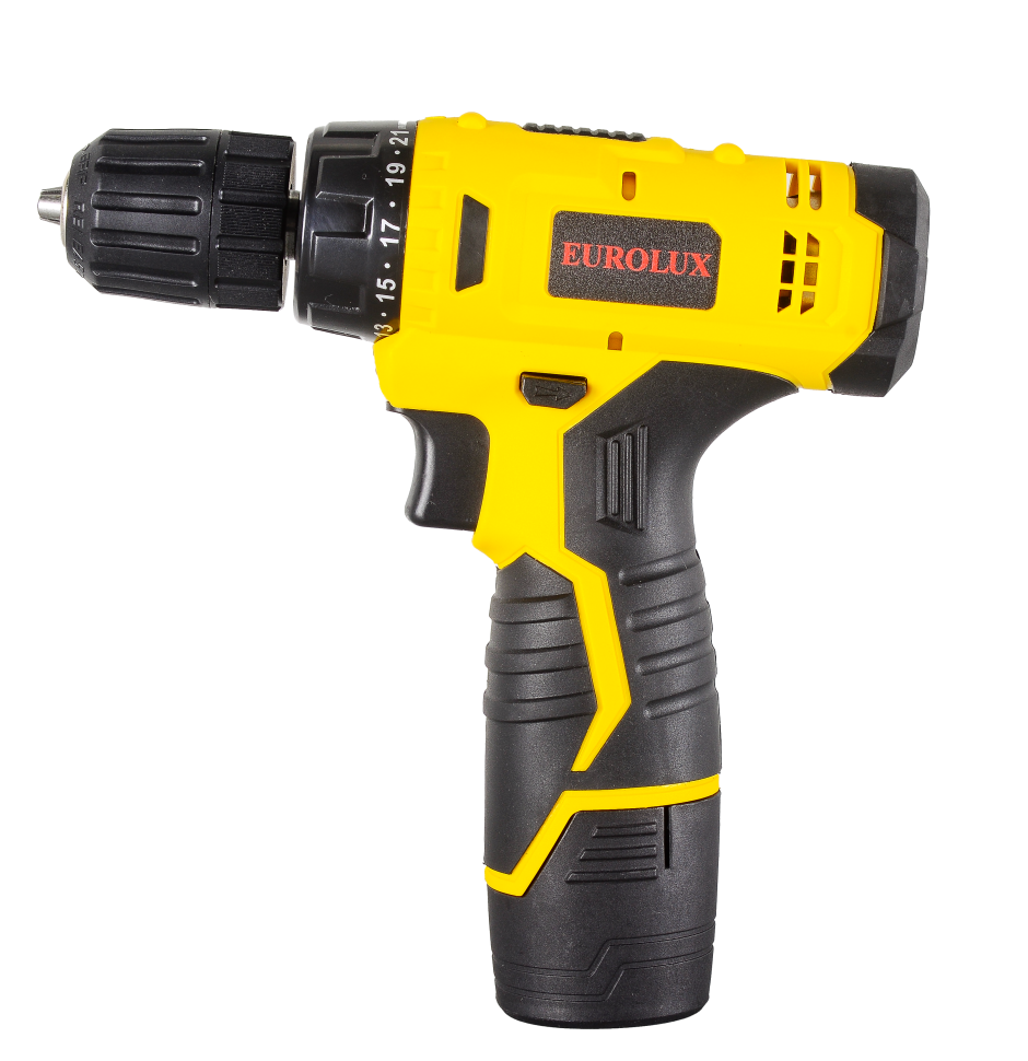 Аккумуляторная дрель-шуруповерт Eurolux ДА-12/2Li — фото 1