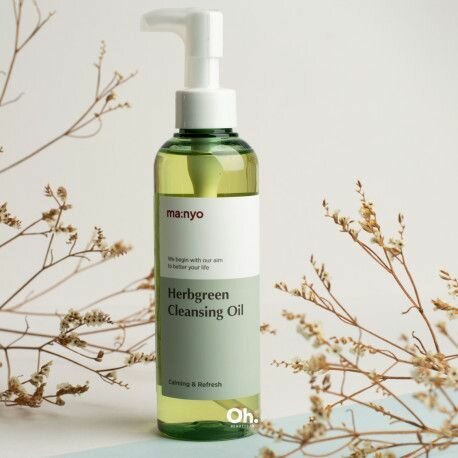 Manyo Herb Green Cleansing Oil Гидрофильное масло на основе комплекса трав 200мл
