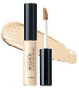 The Saem Консилер для макияжа Cover Perfection Tip Concealer 01. Clear Beige, 6,5г