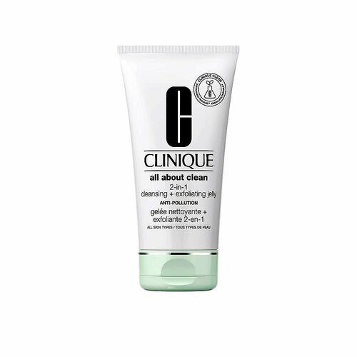 Clinique 2-in-1 Cleansing + Exfoliating Jelly Anti-Pollution 150мл