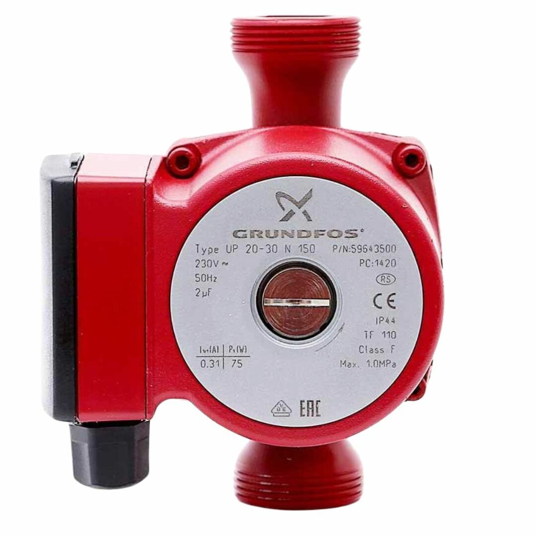 Циркуляционный насос для отопления Grundfos UP 20-30 N 150 из нержавеющей стали(1 1/4") 59643500