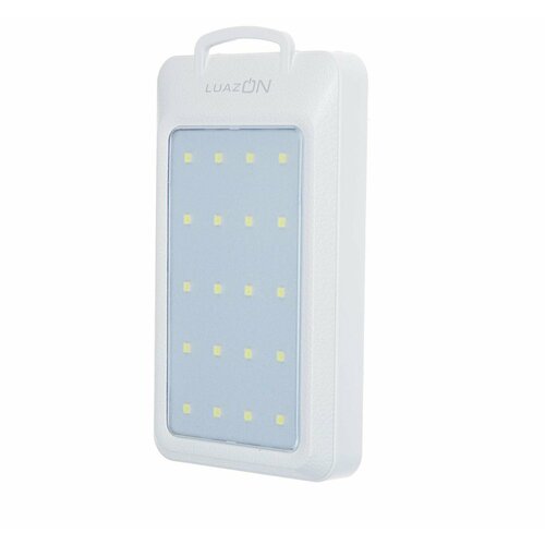 Внешний аккумулятор LuazON PB-09 7000 мАч 2хUSB microUSB 1 A солнеч бат фонарик компас 2353₽