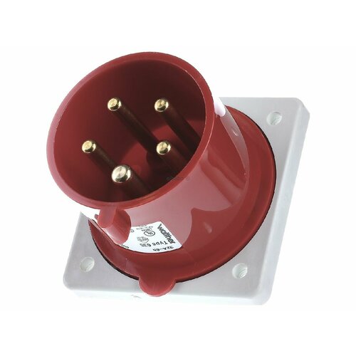 Установленный CEE-штекер 32А 5р 6ч 635 Walther 4015609000975 18864₽