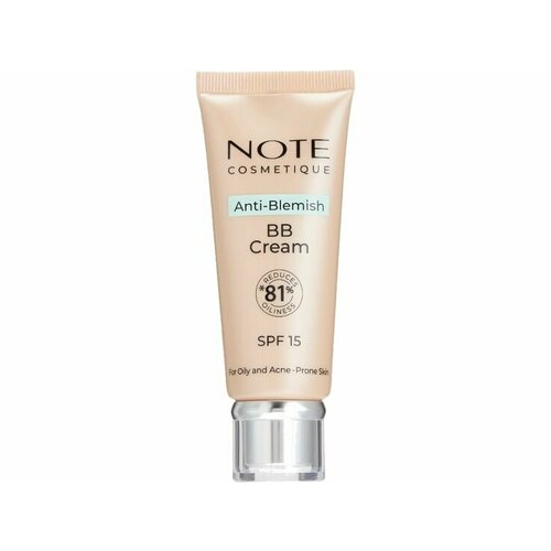 BB-крем для лица NOTE ANTI-BLEMISH вв крем для лица anti age эксперт spf 15 для зрелой кожи 04 тон honey