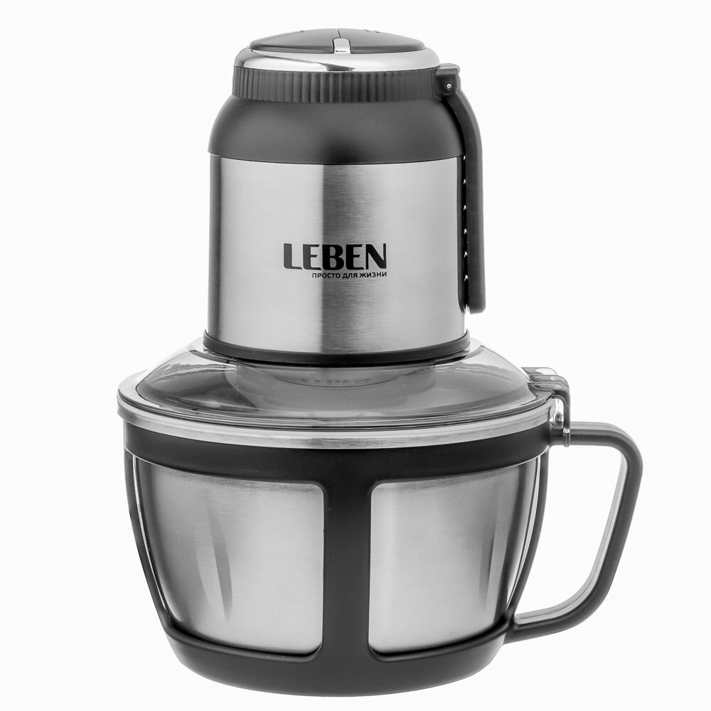 фото Блендер переносной (измельчитель) с металлической чашей 2 литра, 4 ножа, 300 Вт, 220-240 В