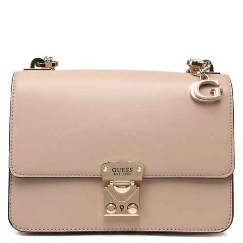 Сумка GUESS, бежевый сумка кросс боди guess kimi convertible flap красный черный