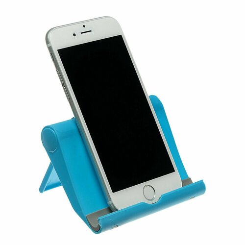 подставка для телефона для женщины цвет голубой Подставка для телефона / Держатель телефона / Подставка для планшета, складная, антискользящая, регулируемая высота, цвет голубой