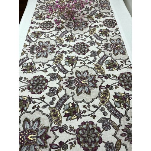 Скатерть - дорожка 40х130 / сервировка на стол / тефлоновая пропитка/ прямоугольная /гипоаллергенная /