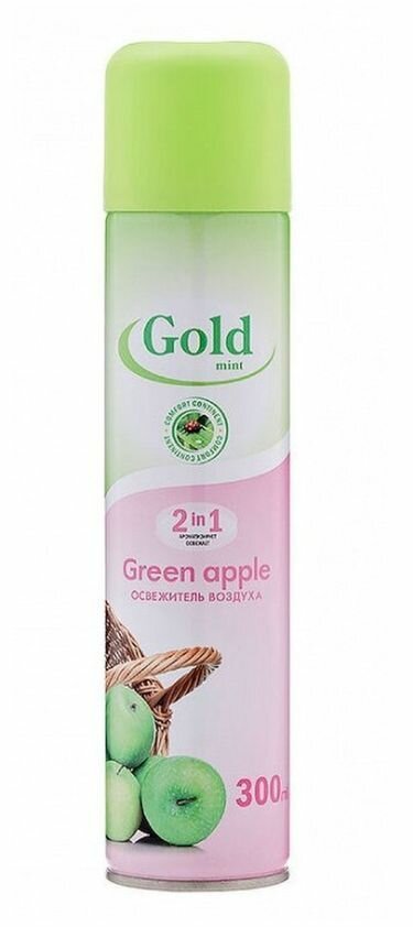 Gold Wind Освежитель воздуха, Green apple, 300 мл