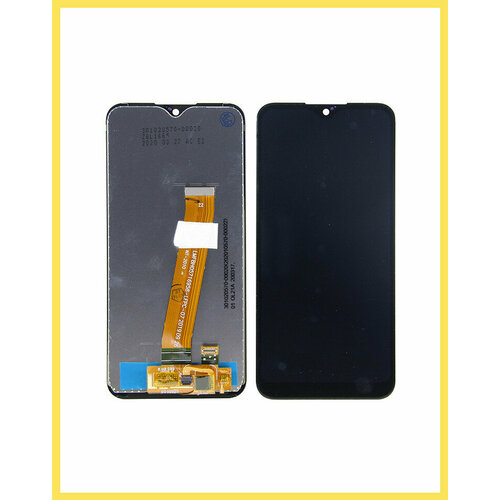 Дисплей (экран) для Samsung Galaxy A01 A015F в сборе с тачскрином Черный (Узкий коннектор)