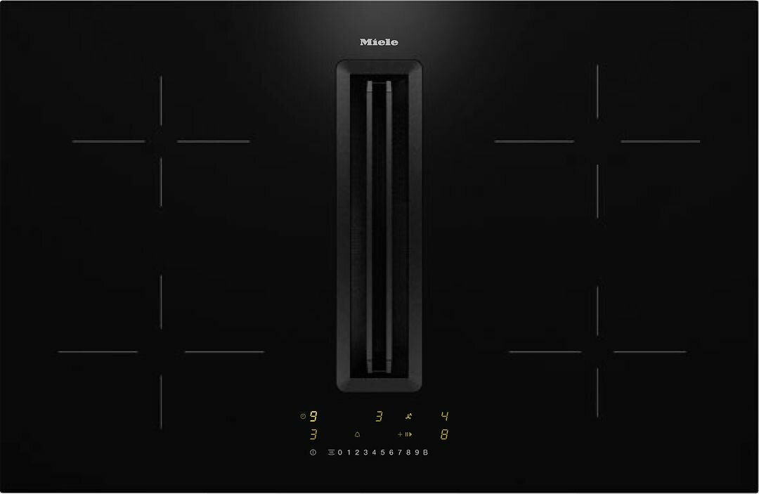 фото Индукционная плита с вытяжкой Miele KMDA 7272 FL