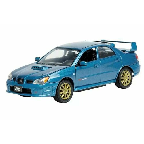 Модель машины Гаражный тюнинг Subaru Impreza WRX STI 1:24 75703 Motormax welly 1 36 subaru impreza wrx sti alloy diecast car collection toy nex new exploration of models package gift