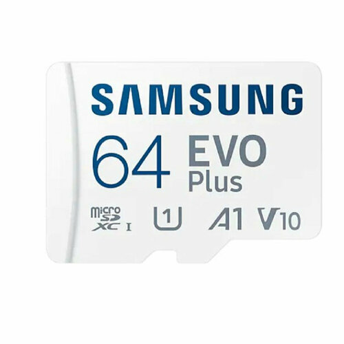 Micro SecureDigital 64Gb Samsung SDXC EVO+ 64GB V10 W/A MB-MC64KA/EU/CN micro securedigital 64gb samsung sdxc evo 64gb v10 w a mb mc64ka eu cn