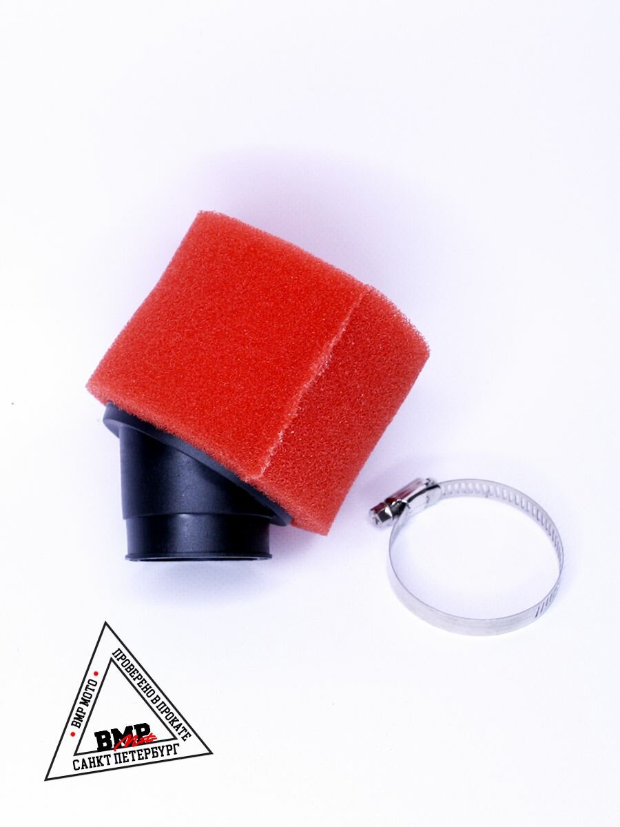 Воздушный фильтр №2 42 мм угловой для питбайка поролон — фото 1