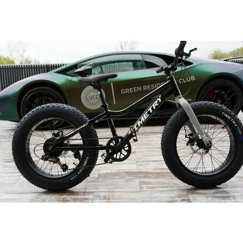 Велосипед фэтбайк Fatbike Time Try TT2157s 20 Алюминиевая рама 12 черный 26500₽