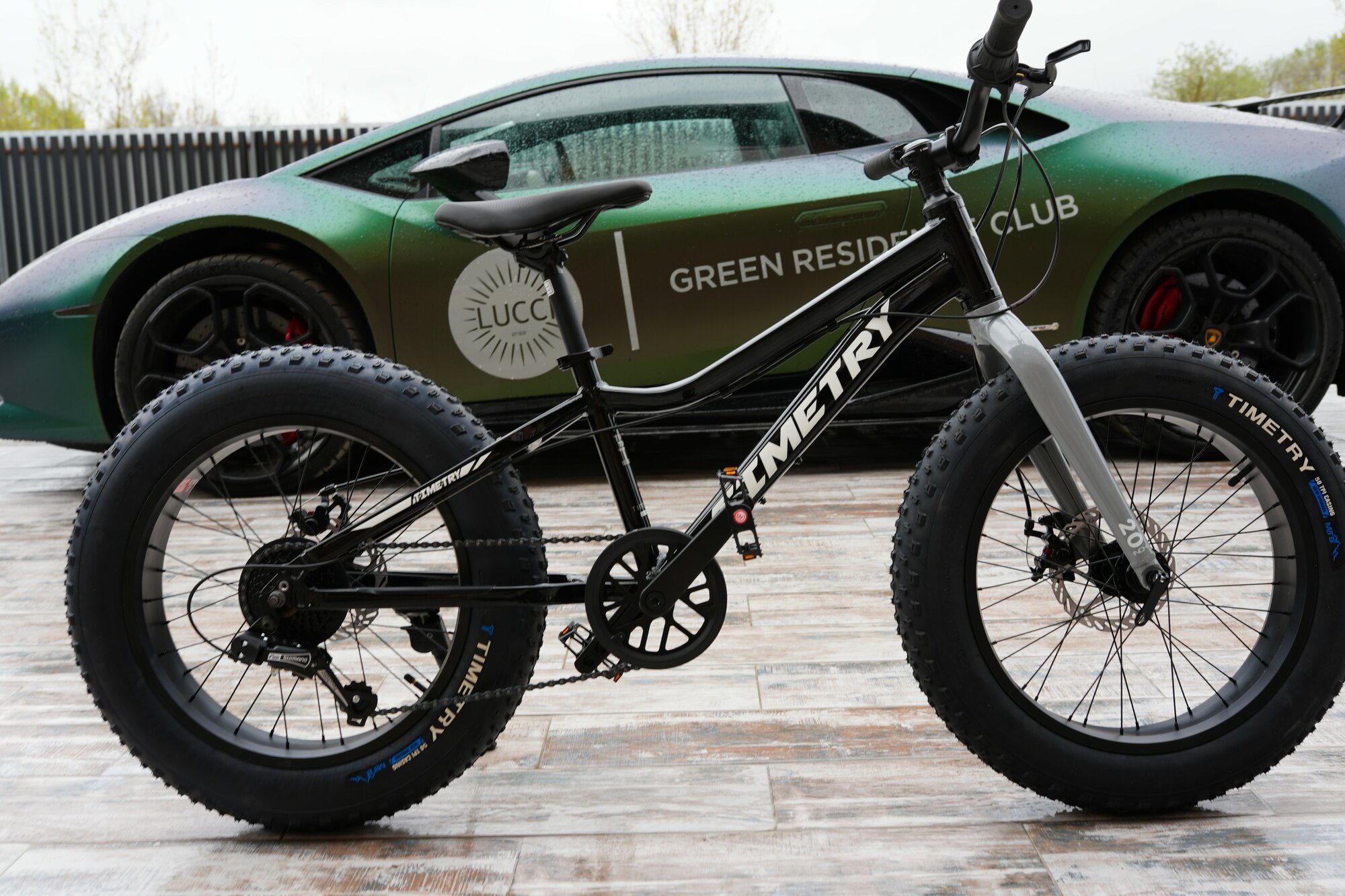 Велосипед фэтбайк Fatbike Time Try TT215/7s 20" Алюминиевая рама 12" черный