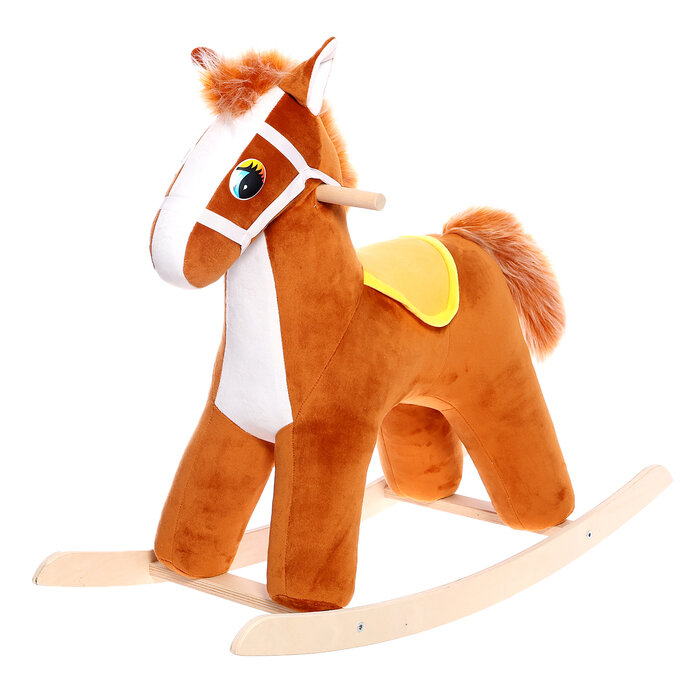 Нижегородская игрушка Качалка «Лошадь», цвет коричневый