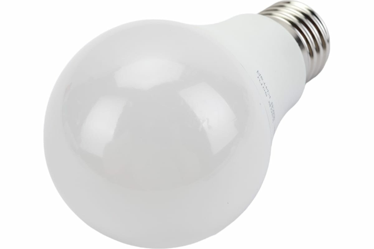 Лампочка светодиодная IEK GENERICA LED A60 груша 15Вт 230В 3000К E27 теплый белый свет(5 шт)