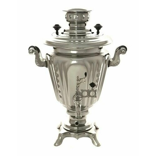 Самовар электрический никелированный 3 литра рюмка автоматическое отключение 16350₽