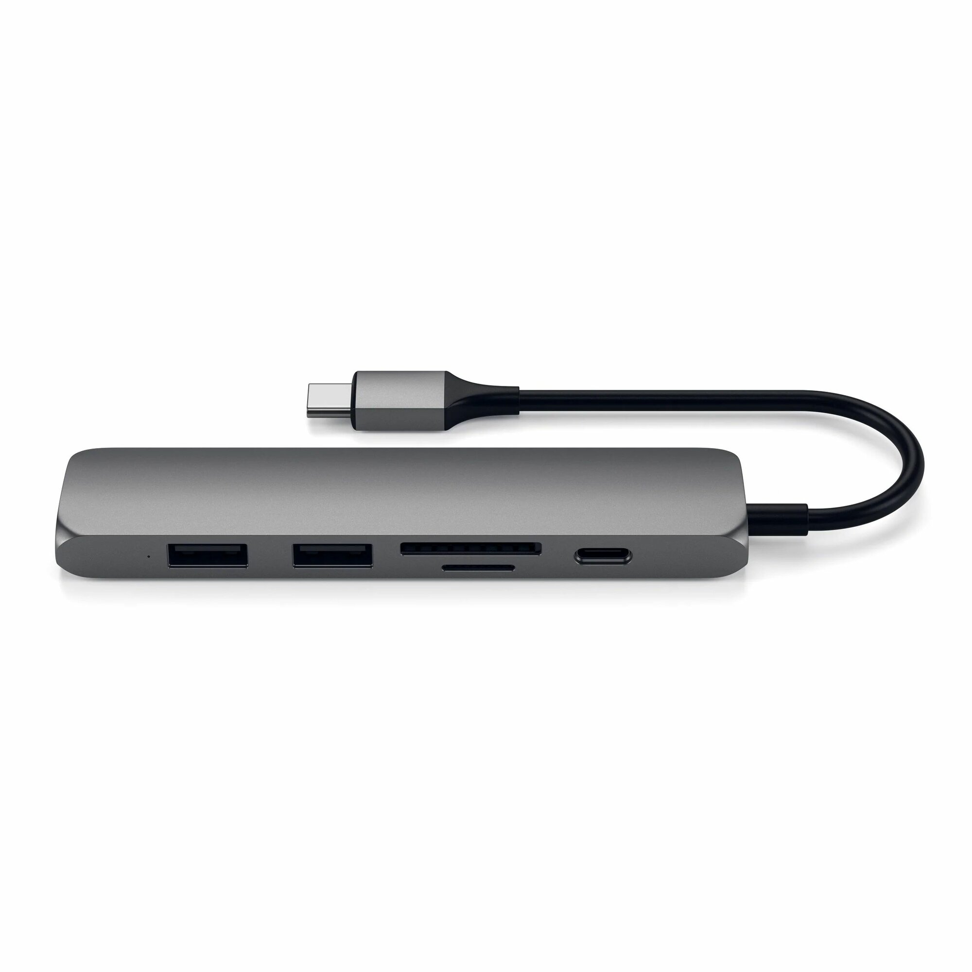 Адаптер Slim Aluminum Type-C Multi-Port Adapter V2